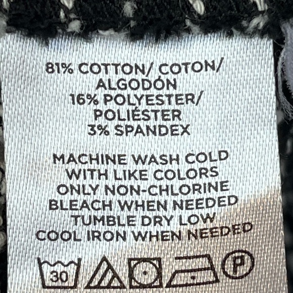 LOFT Textured Swing Dress 3/4 Sleeve Back Buttons Large P - Picture 10 of 16